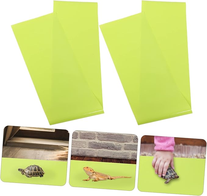 BESPORTBLE 2pcs Reptile Carpet and Substrate for Bearded Dragons Tortoises and Lizards Terrarium Liner
