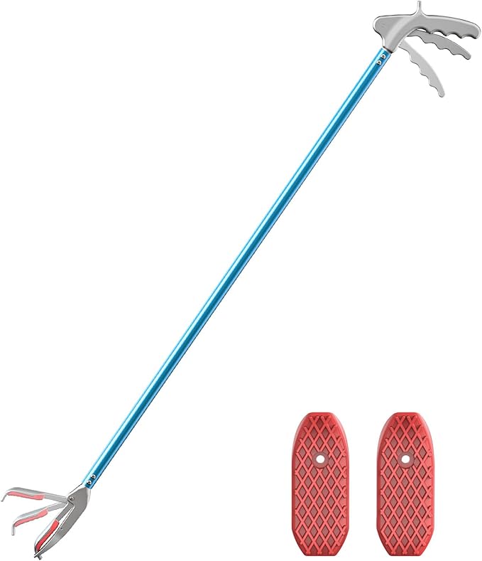 G2 47.2-inch Professional All-Aluminum Alloy Snake Tong Reptile Grabber Rattle Snake Catcher Wide Jaw Handling Tool with a Protective Structures for Snakes(47.2inch)