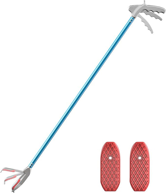 G2 47.2-inch Professional All-Aluminum Alloy Snake Tong Reptile Grabber Rattle Snake Catcher Wide Jaw Handling Tool with a Protective Structures for Snakes(47.2inch)