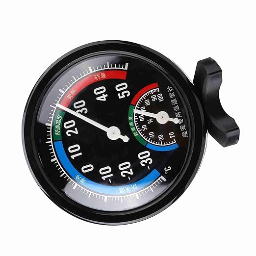 Pongnas 2-in- Reptile Hygrometer for Tortoise and Spider Terrariums - Accurate, Compact, and UserFriendly