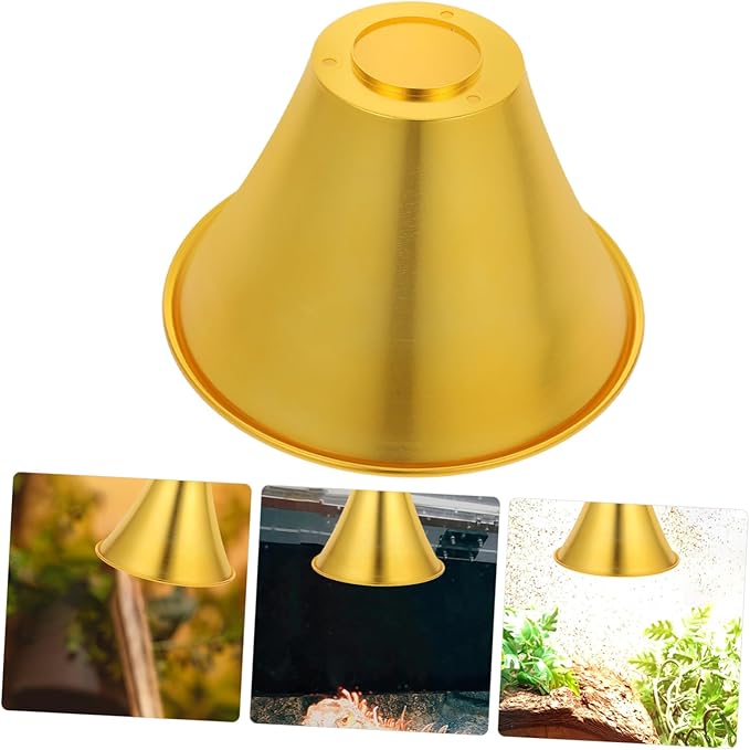 Heat Lamp Housing for Reptiles Pet Heat Lamp Holder Deep Insulation Lampshade for Reptile Tanks