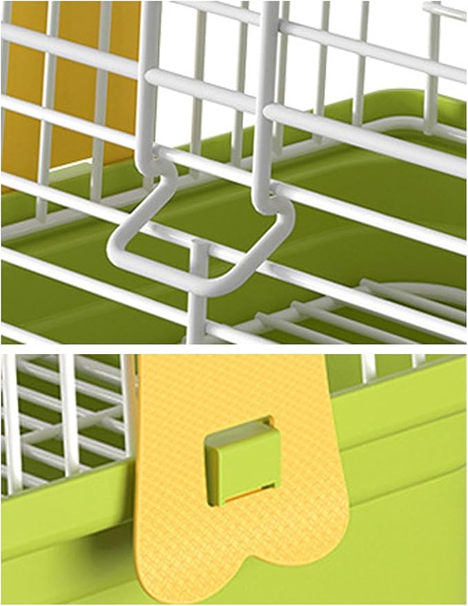 Bird Travel Carrier Cage Cage Carrier Carry Transport Parrot Parakeet Carrier with Stand for Shopping Cockatiel Parakeets, Set of 3