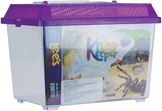 Lee's Kritter Keeper, Rectangle with Lid - Small, Assorted Colors