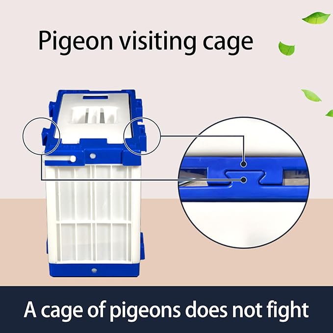 Foldable Bird Cage Carriers for Racing Pigeons Parrots Outdoor Exercise Spliceable Bird Cage