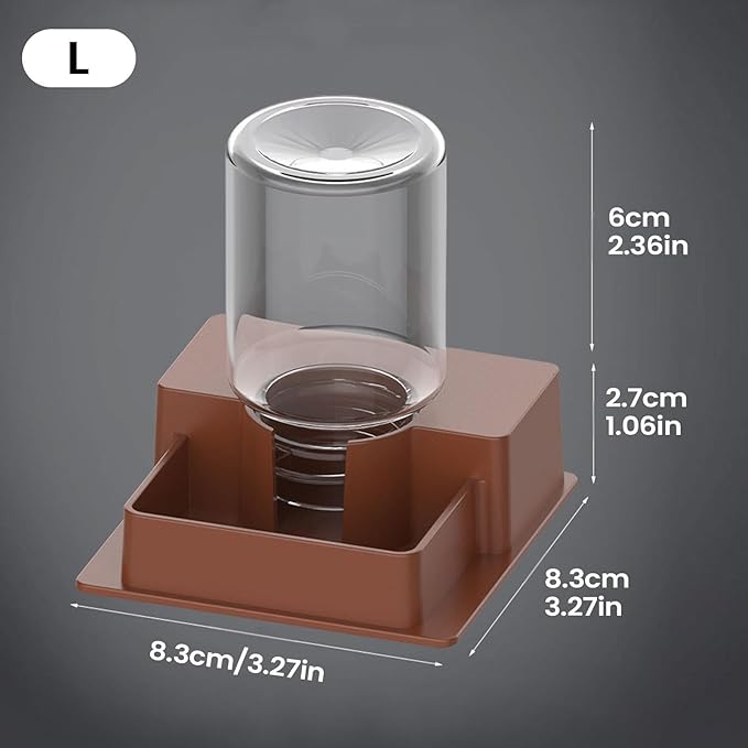 Turtle Water Feeder | Automatic Leak-Proof Wide-Mouth - Automatic Water Dispenser for Turtle | for Snake Lizard Bearded Dragon Home Indoor Garden Yard Backyard Tank Snake