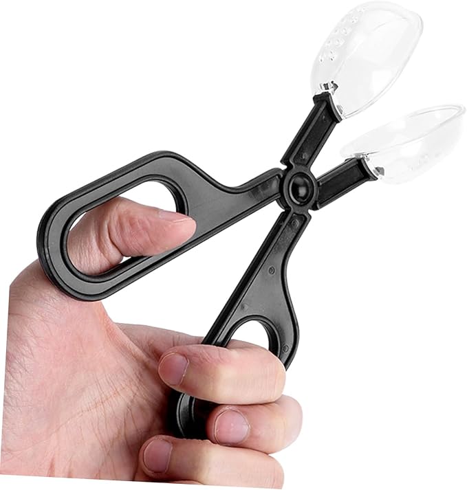 3Pcs Reptile Feeding Clip Durable Cleaning Tool for Crickets Locusts Flexible Design for Easy Use Pet Care and Breeding