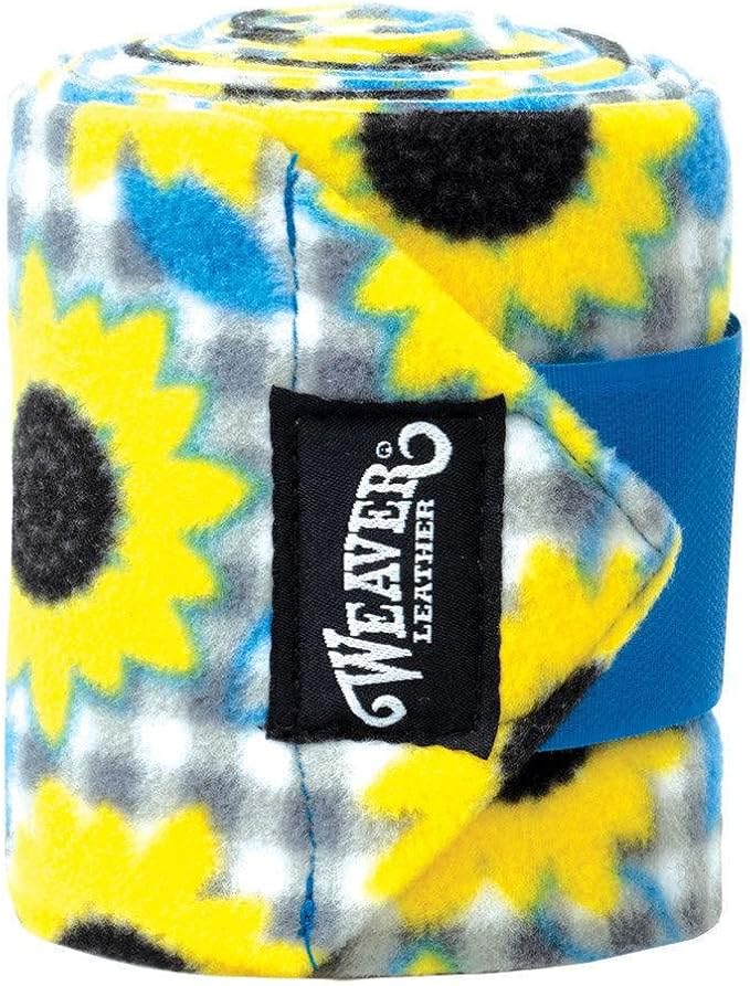 Weaver Leather Patterned Polo Leg Wraps Leopard