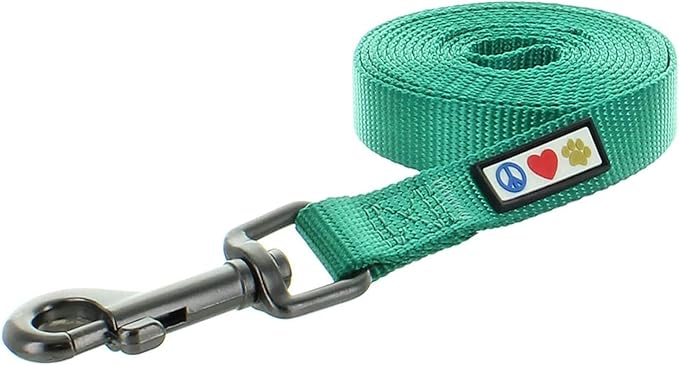 Pawtitas Value Bundle Set | Medium Step in Dog Harness + Medium Dog Collar + Medium/Large 6ft Dog Leash - Lush Green Set