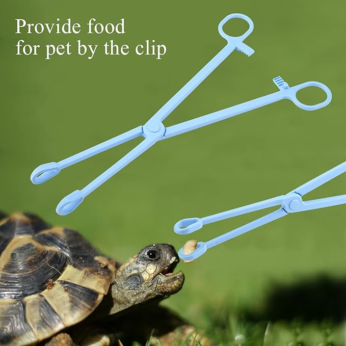 Yinhing Blue Plastic Clamp/Holder for Feeding Snakes Lizards And Reptiles Essential Tool for Pet Care And Animal Nutrition