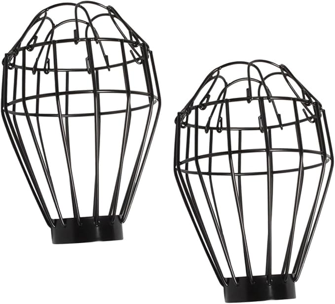 OUNONA 8pcs Terrarium Heat Lamp Cover Reptile Habitat Lighting Mesh Scald Shield Lampshade for Reptiles
