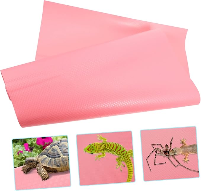 Milisten Reptile Carpet for Bearded Dragon Gecko Lizard Snake Non-Adhesive Terrarium Liner Mat Sturdy Substrate Bedding for Reptile Tank Accessories 2ft x 1ft Size