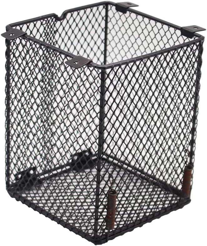 Reptile Lampshade Heating Lamp Shade 100W Ceramic Lamp & Cubiod Heater Guard Anti Scald for Lizards Spider and Amphibians Tortoises Gecko