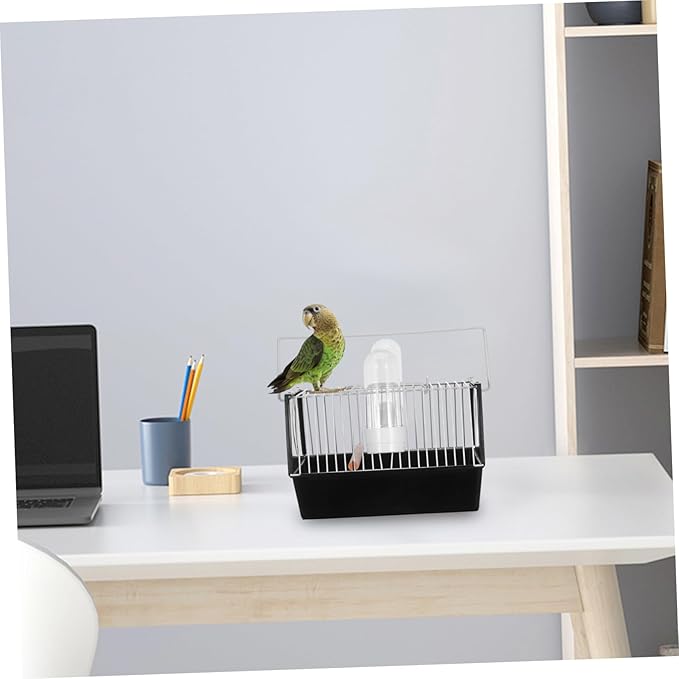 1pc Portable Pet Bird Cage Handheld Parrot Carrier Travel Cage for Birds for Outdoor Use Easy Assembly Lightweight Design