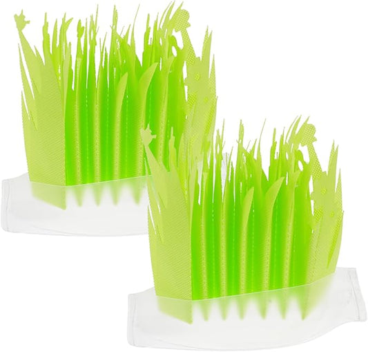 LIOOBO 2pcs Reptile Tank Humidifier for Tortoise Habitat Fake Plants Humidifier Reptile Tank Decor