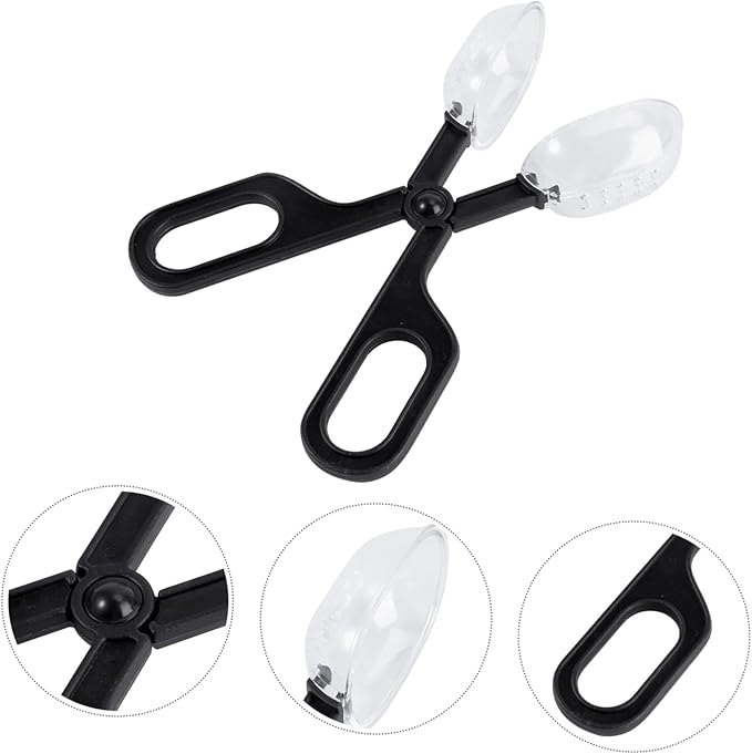 Kisangel 3Pcs Reptile Feeding Clip Flexible Insect Feeding Cleaning Tool for Crickets for Lizard Reptile Care