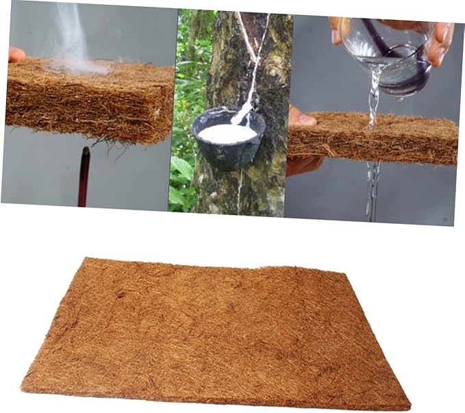 BESPORTBLE Coconut Fiber Substrate Mats Reptile Terrarium Bedding Tortoise Enclosure Accessories