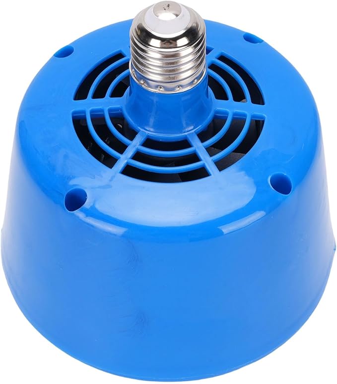 Cuifati Reptile Heating Lamp, Chicken Heating Lamp Easy to Install Energy Saving Versatile Safe for Turtles for Lizards (Blue)