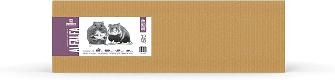 Standlee Western Alfalfa Hay Small Animal Food for Rabbits, Guinea Pigs, and Chinchillas, 12 lb. Box