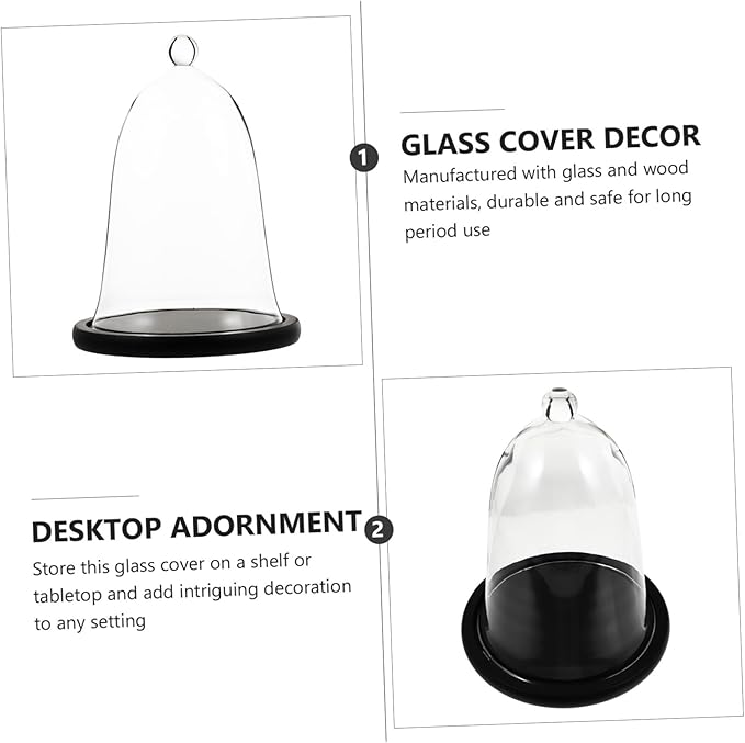 Garneck Realistic Plant Cover Glass Cover Plant Terrarium Jar Add Freshness to Your Home Shop