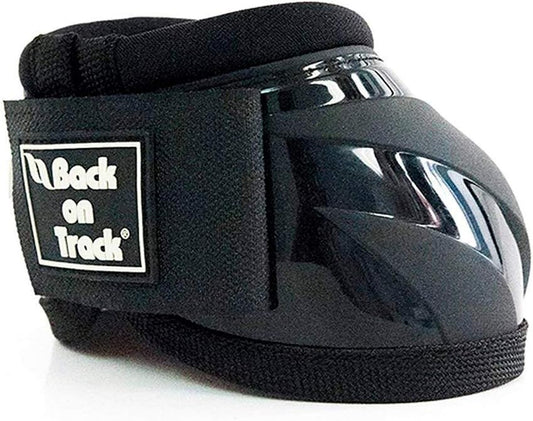 Back on Track mens Performance Equine Durable Rubber Horse Protective Pair of Hoof Bell Boots With Loop Closure
