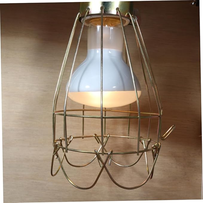 Happyyami Reptile Lampshade Cover Heating Bulb Protection Mesh Guard Lizard Tank Accessory