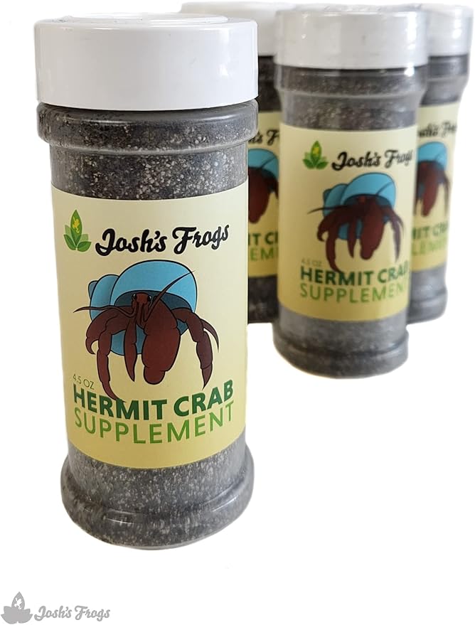 Josh's Frogs Hermit Crab Mineral Supplement Blend (4.5 oz)- Greensand Earthworm Castings Calcium