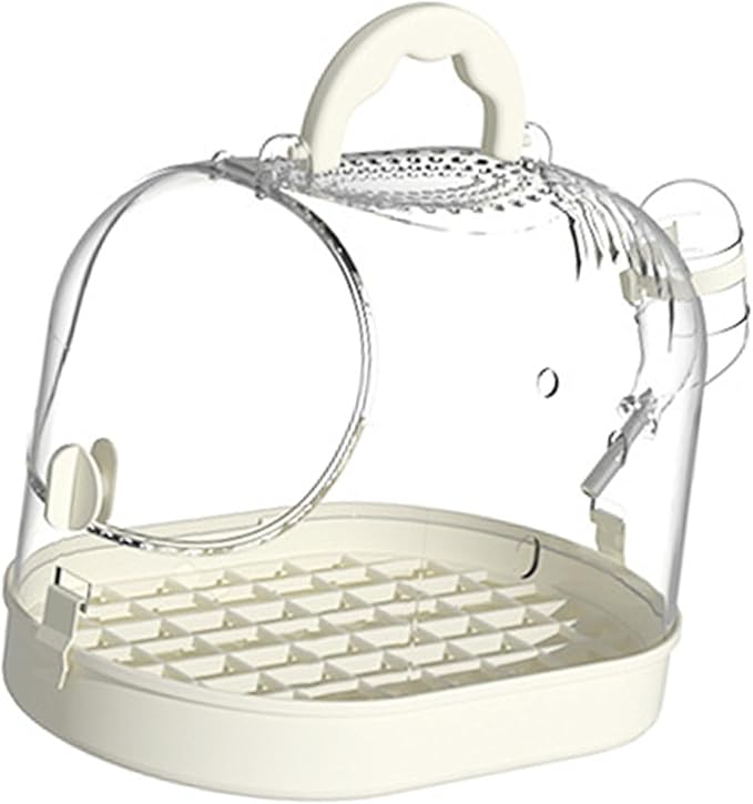 Portable Carriers Parrots Carry Case Cage for Travel&Outdoor Safe Door Small Pet Accessories Outdoor Bag Portable Bird Cages for Parakeets