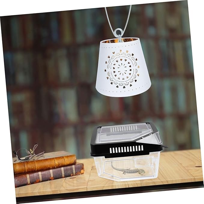 COLLBATH Household Reptile Lamp Clip Lamp Shade Holders Portable Lightweight Easy to Install Remove