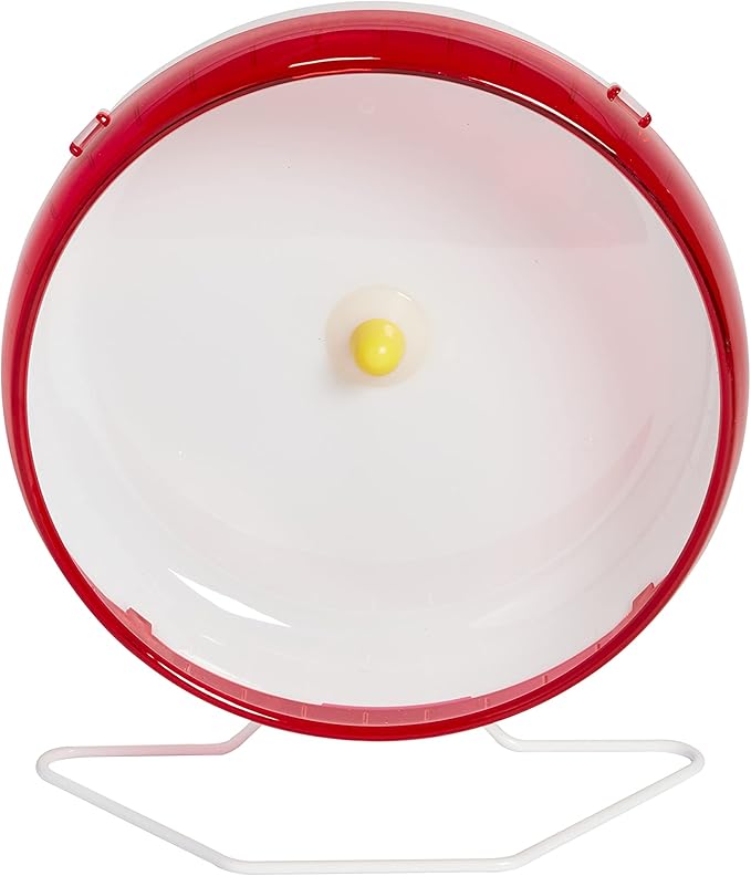 Kaytee Silent Spinner Wheel For Pet Syrian or Large Breed Hamsters, Sugar Gliders and Gerbils, Large 10 Inch (Colors May Vary)