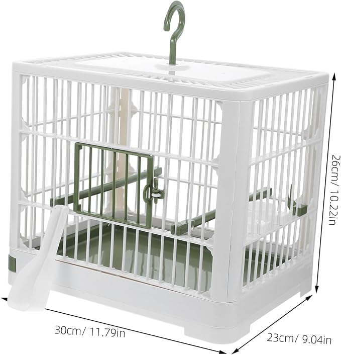 Totority Foldable Portable Bird Cage for Parrots and Small Birds Travel Carrier with Ventilation for Parakeets Easy to Clean and Transport Versatile Villa Cage
