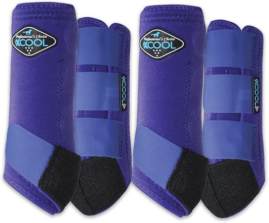 Professional's Choice 2XCOOL Sports Medicine Horse Boots | Protective & Breathable Design for Ultimate Comfort & Durability in Active Horses | Value 4 Pack