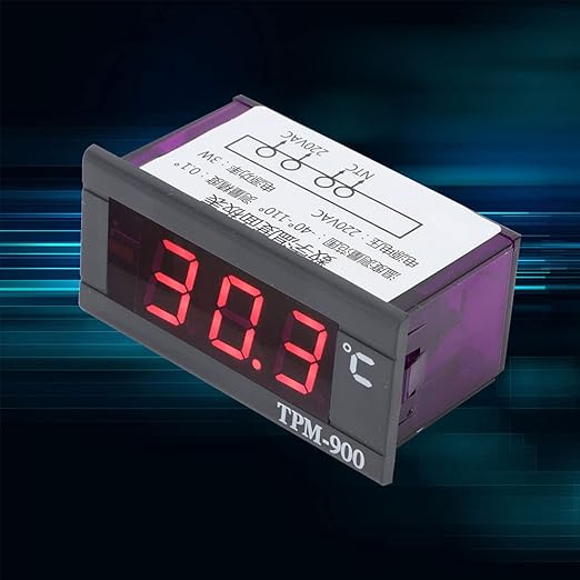 Kikumi Mini LCD Digital Temperature Panel Meter Thermometer Temperature Display -40°C to +110°C