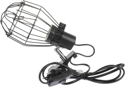 DOITOOL 1pc Ceramic Heating Lamp for Reptiles Cover Versatile Fixture for Reptile Terrariums Safe and Sturdy Clamp for Turtles and More Us