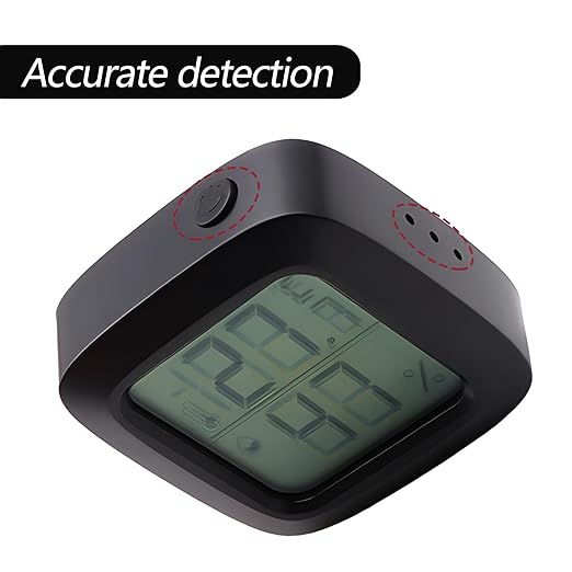 Digital Reptile Thermometer Hygrometer Precise Temp & Humidity Gauge for Terrariums/Tanks Compact LCD Display for Reptiles/Amphibians Habitat Monitoring
