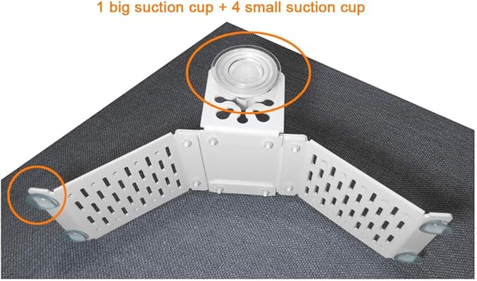 Aquarium Bidirectional Two-Way Bridge Tortoise Turtle Basking Floating Platform,Can Be Suspended at Any Water Level,DIY Assembly (White-Assembly)
