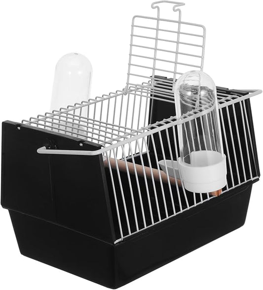 1pc Portable Pet Bird Cage Handheld Parrot Carrier Travel Cage for Birds for Outdoor Use Easy Assembly Lightweight Design