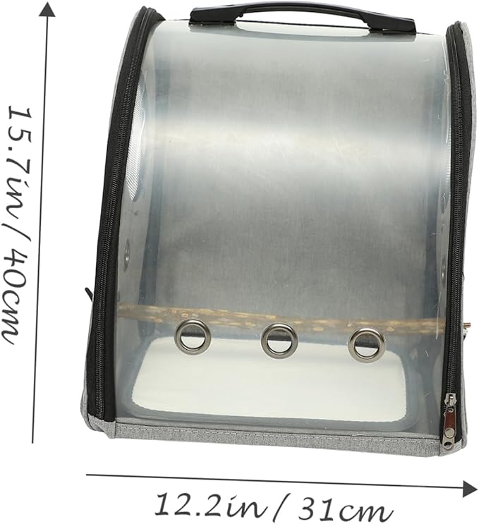Sosoport Parrot Travel Carrier Birdcage Backpack Bird Carrier Bag Portable Bird Bag