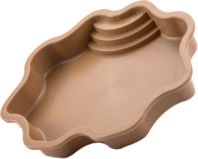 Pet Bathing Tub with Accessible Ramp - Reptile Soaking Container with Entry Feature