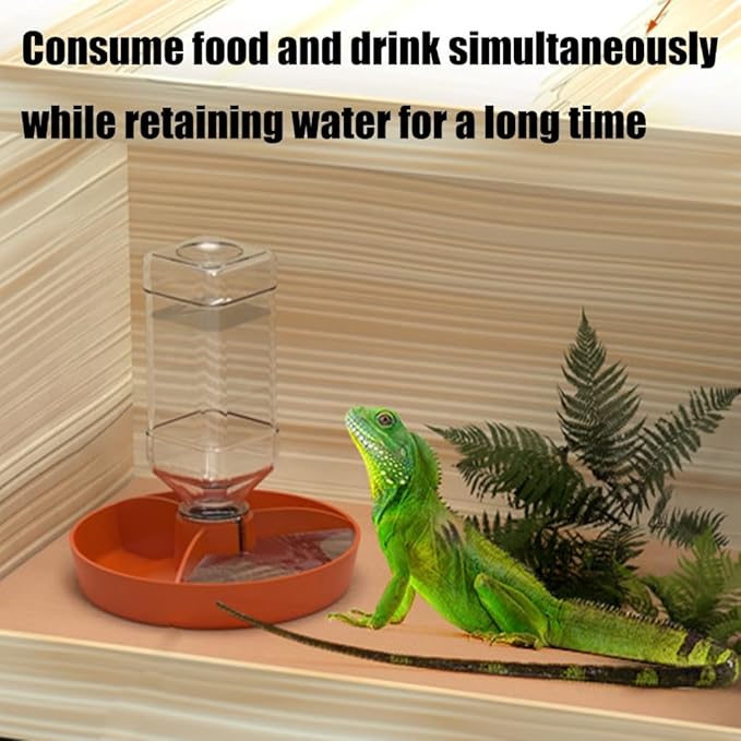 Auto Refilling Reptiles Dispenser Multi Level Structure Clear Monitoring Panel Quiet Operations