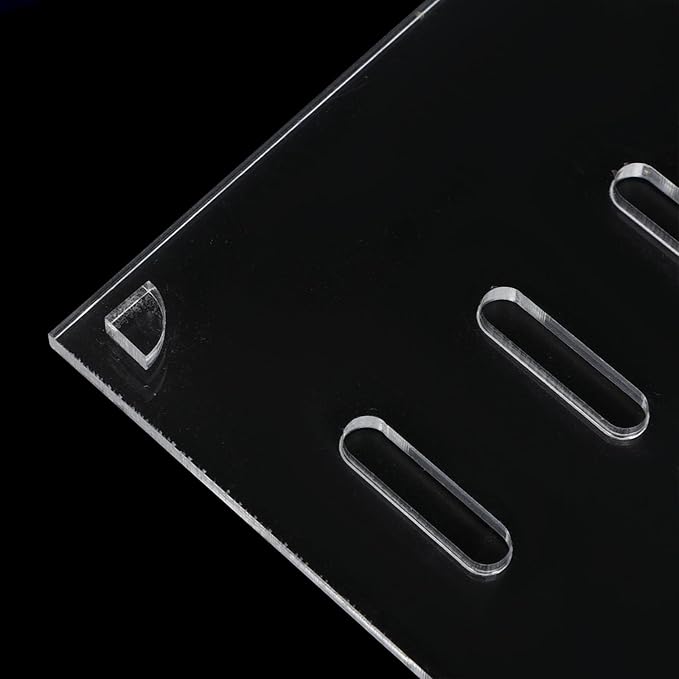 Transparent Aquarium Cover Lid: Acrylic Tank Top Panel with Holes for Breeder Tank Terrarium Aquarium and Small Aquatic Pet Living 20x14cm/7.9x5.5''