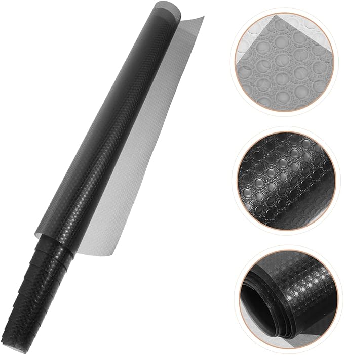 Levemolo Reptile Carpet Mat for Terrarium Non-Slip Bedding for Snakes Lizards Turtles and Geckos Black Easy to Clean Comfortable and Safe Reptile Environment