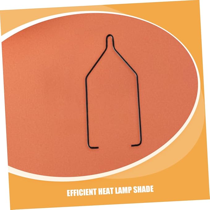 Toyvian 2pcs Reptile Heat Lamp Cover Insulation Lampshade for Turtle Lamp Metal Reflective Shade