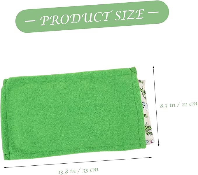 BESPORTBLE Reptile Sleeping Blanket Pillow Comfortable Washable Lizard Sleep Bag for Reptiles Warmth Mat for Bearded Dragons Compact and Lightweight Pet Sleeping Mat
