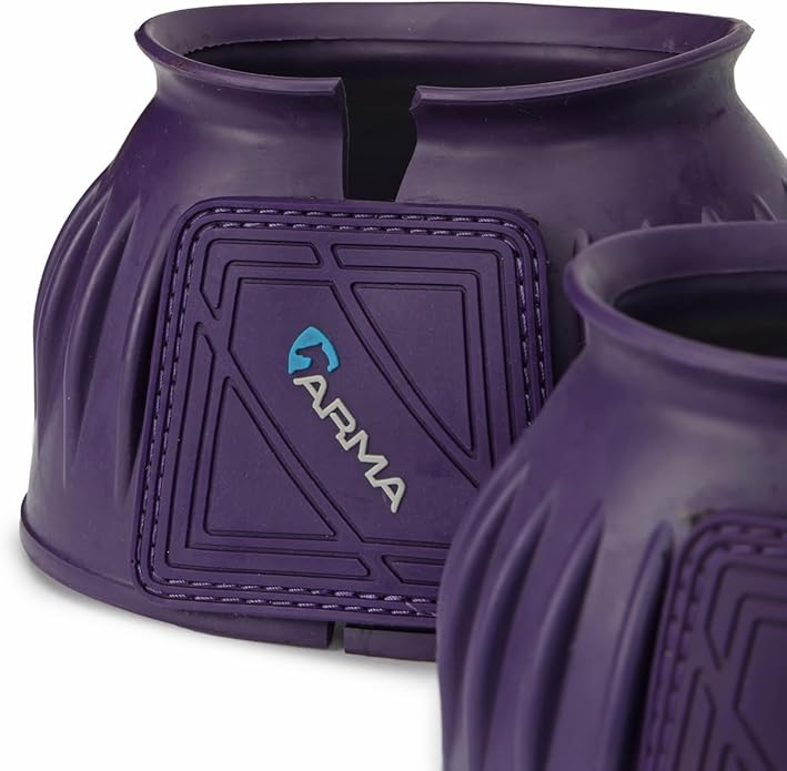 Shires Arma Overreach Bell Boots: Protect Your Horse's Hooves in Style Baby Blue/Pony