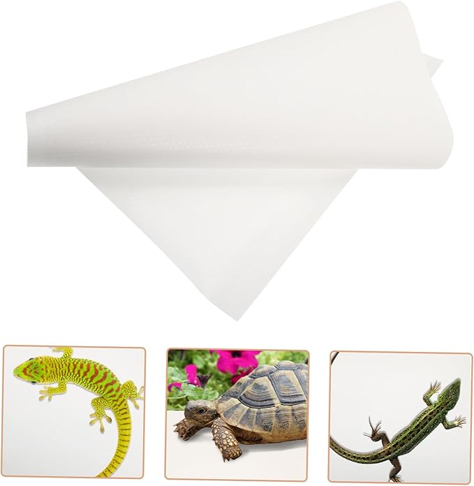 ORFOFE Reptile Carpet EVA Substrate Mat for Terrariums Non-Slip Soft Bedding for Bearded Dragon Snake Lizard Tortoise Tank Accessories Light Beige