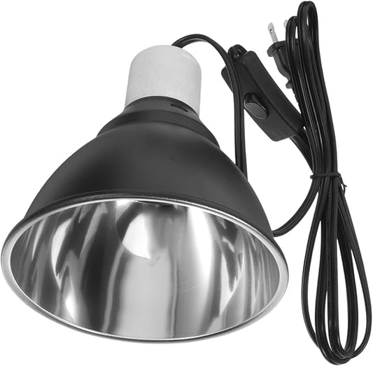 WOONEKY Reptile Heat Lamp Shade for Bearded Dragon Turtle Lizard Easy Installation Energy Efficient Lighting Design for Optimal Reptile Habitat Conditions