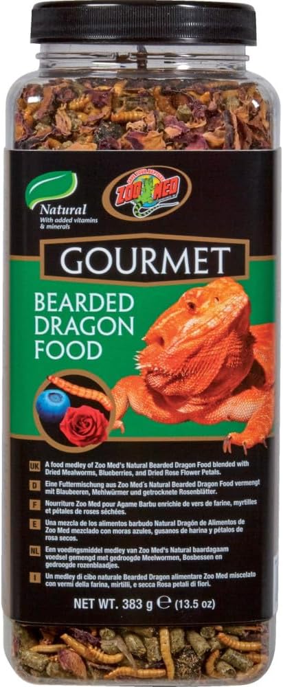 Zoo Med 5118 Gourmet Bearded Dragon Food, 15 oz