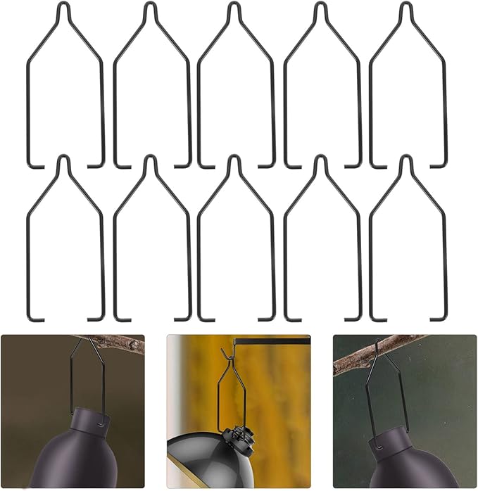 balacoo Reptile Removable Lampshade Clips 10pcs Iron Lampshade Clamps Safe Material Easy to Use for Lamps
