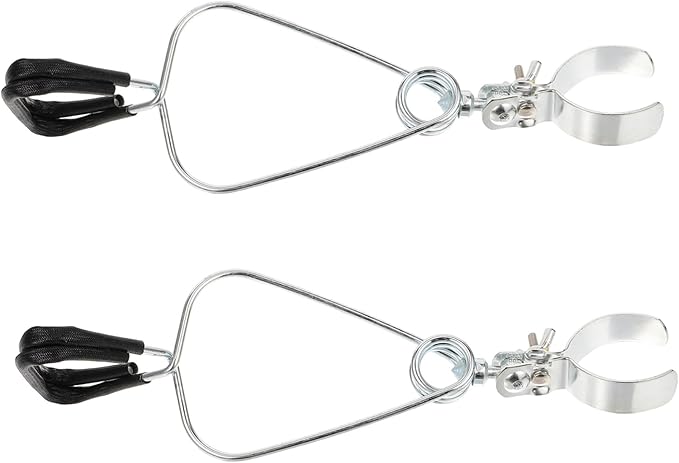 2Pcs Adjustable Reptile Light Clamp Fixture Flexible Lamp Holder for Heat Lamps Dome Support Bracket Easy Installation for Enhanced Light Coverage and Plant Growth