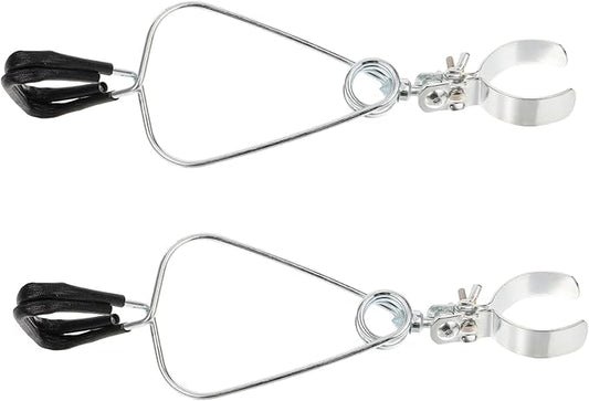 2Pcs Adjustable Reptile Light Clamp Fixture Flexible Lamp Holder for Heat Lamps Dome Support Bracket Easy Installation for Enhanced Light Coverage and Plant Growth